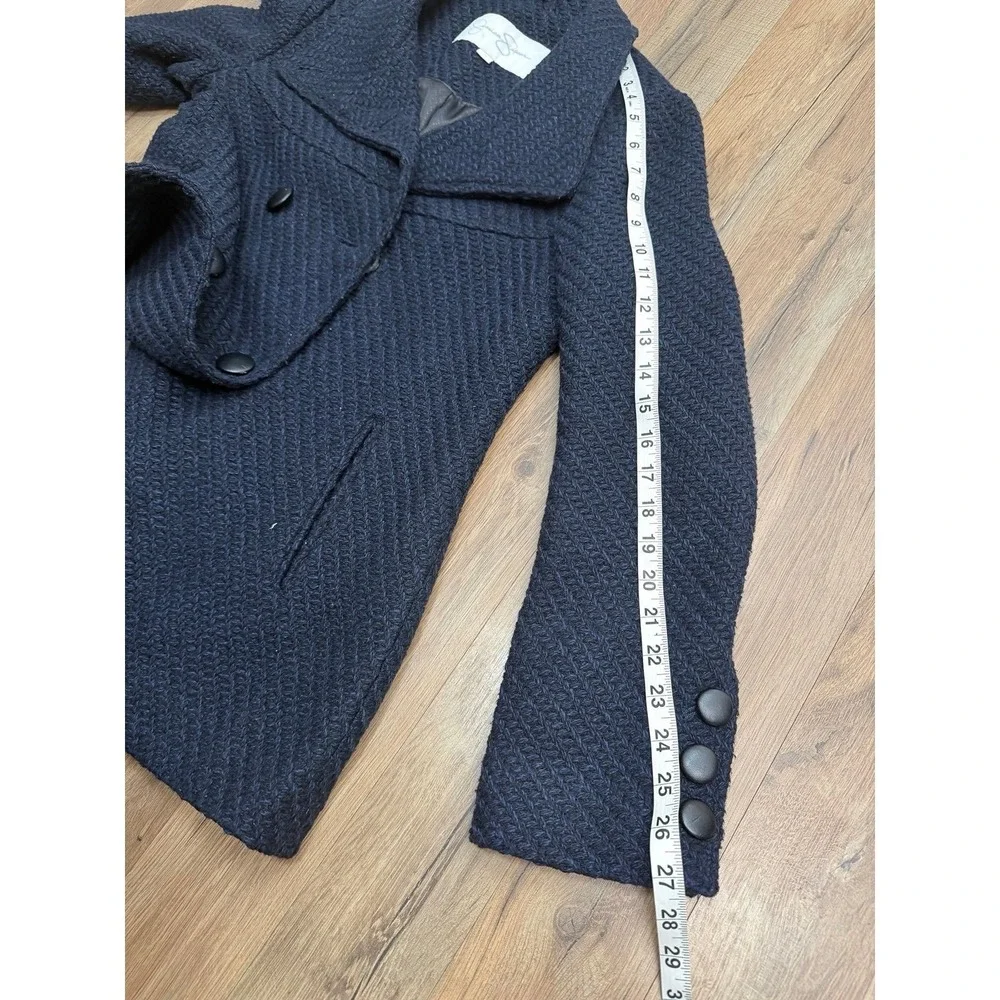 Jessica Simpson Navy‎ Wool Blend Peacoat Jacket Size M